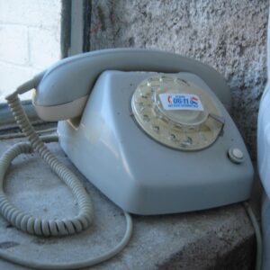 Vintage draaitelefoon